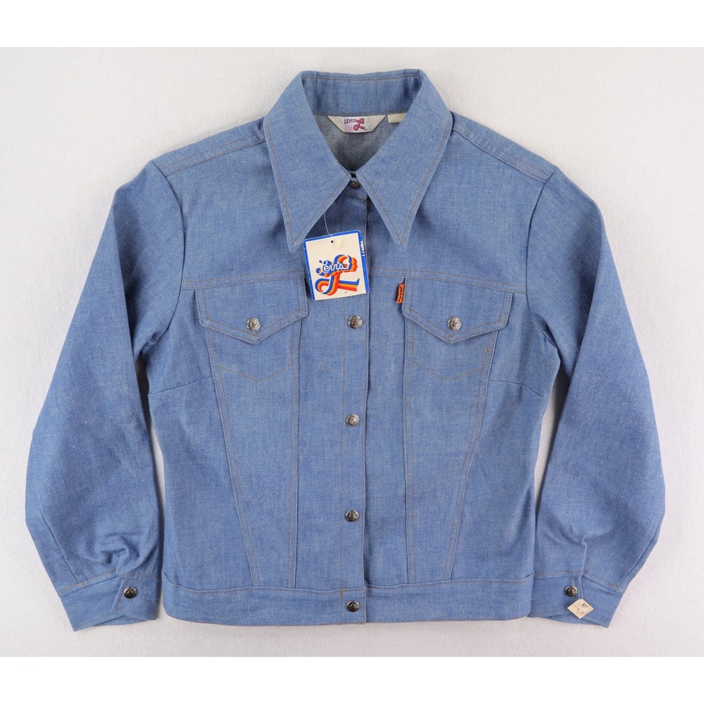 Vintage 70s Levi's Fresh Produce Jacket L Carrot Tab Deadstock NWT USA 763-0146